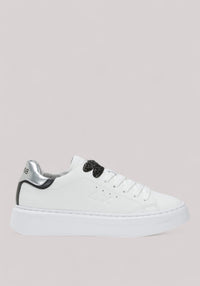 SCARPE DONNA BIANCO ARGENTO - GRACE LEATHER