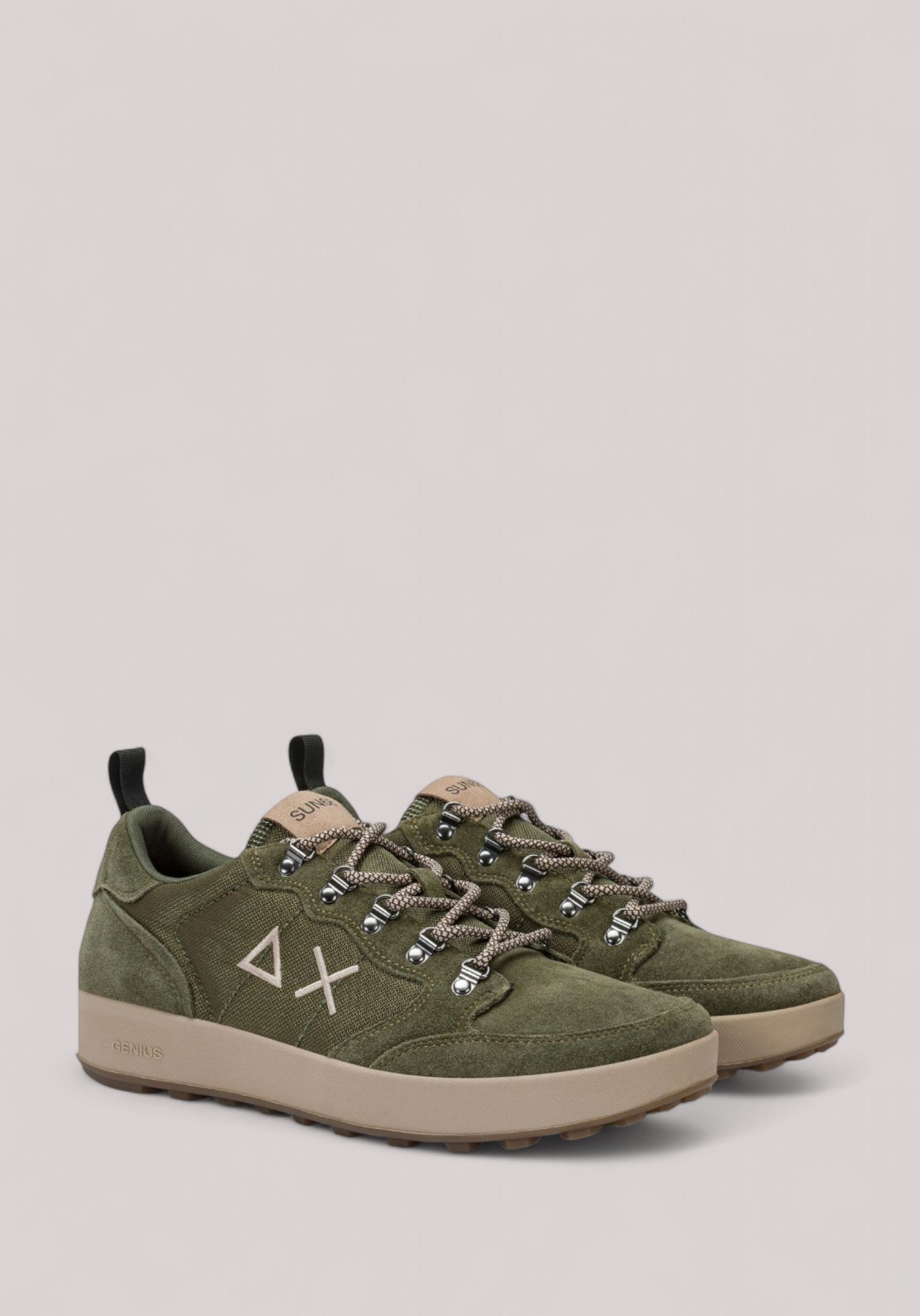 SCARPE UOMO GENIUS SOLID MILITARE SCURO