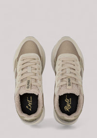 SCARPE DONNA BIG ALLY TEDDY FUR BIANCO PANNA