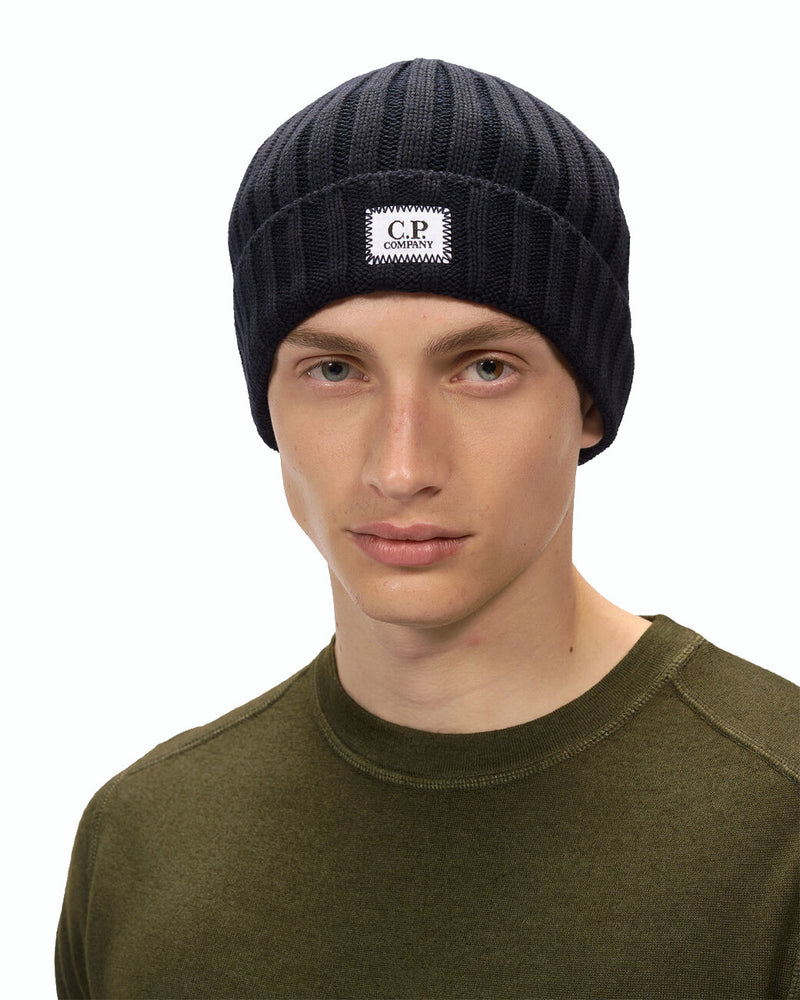 BERRETTO UOMO BEANIE EXTRA FINE MERINO TOTAL ECLIPSE - 13CMAC120A005509A 888 - Linassi
