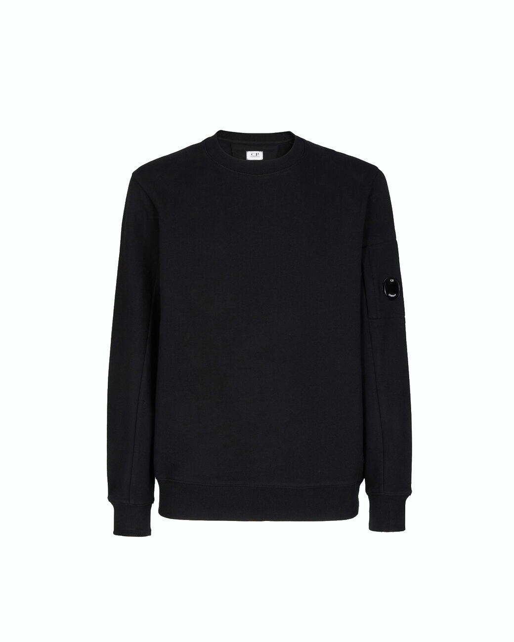 FELPA UOMO GIROCOLLO IN COTONE BLACK - 13CMSS022A-005086W 999 - Linassi
