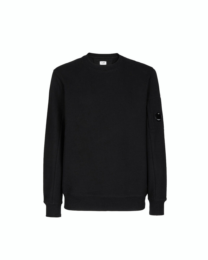 FELPA UOMO GIROCOLLO IN COTONE BLACK - 13CMSS022A-005086W 999 - Linassi