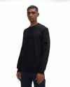 FELPA UOMO GIROCOLLO IN COTONE BLACK - 13CMSS022A-005086W 999 - Linassi