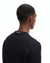 FELPA UOMO GIROCOLLO IN COTONE BLACK - 13CMSS022A-005086W 999 - Linassi