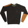 MAN BLACK FANCY WOOL BLEND SWEATER - 2932M522 203835 - Linassi