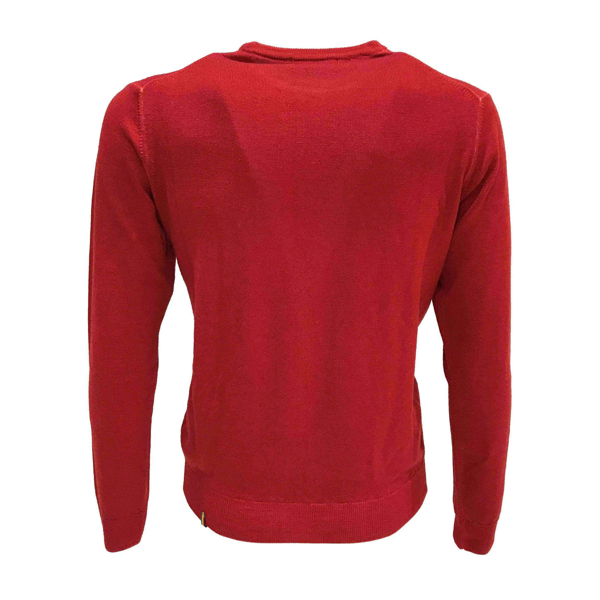 MAN'S SLIM FIT MERINO WOOL SWEATER RED - 2532M509 183842 - Linassi