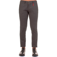 MAN BLUE STRETCH COTTON SLIM FIT TROUSERS - 2932P1578T 203878 - Linassi