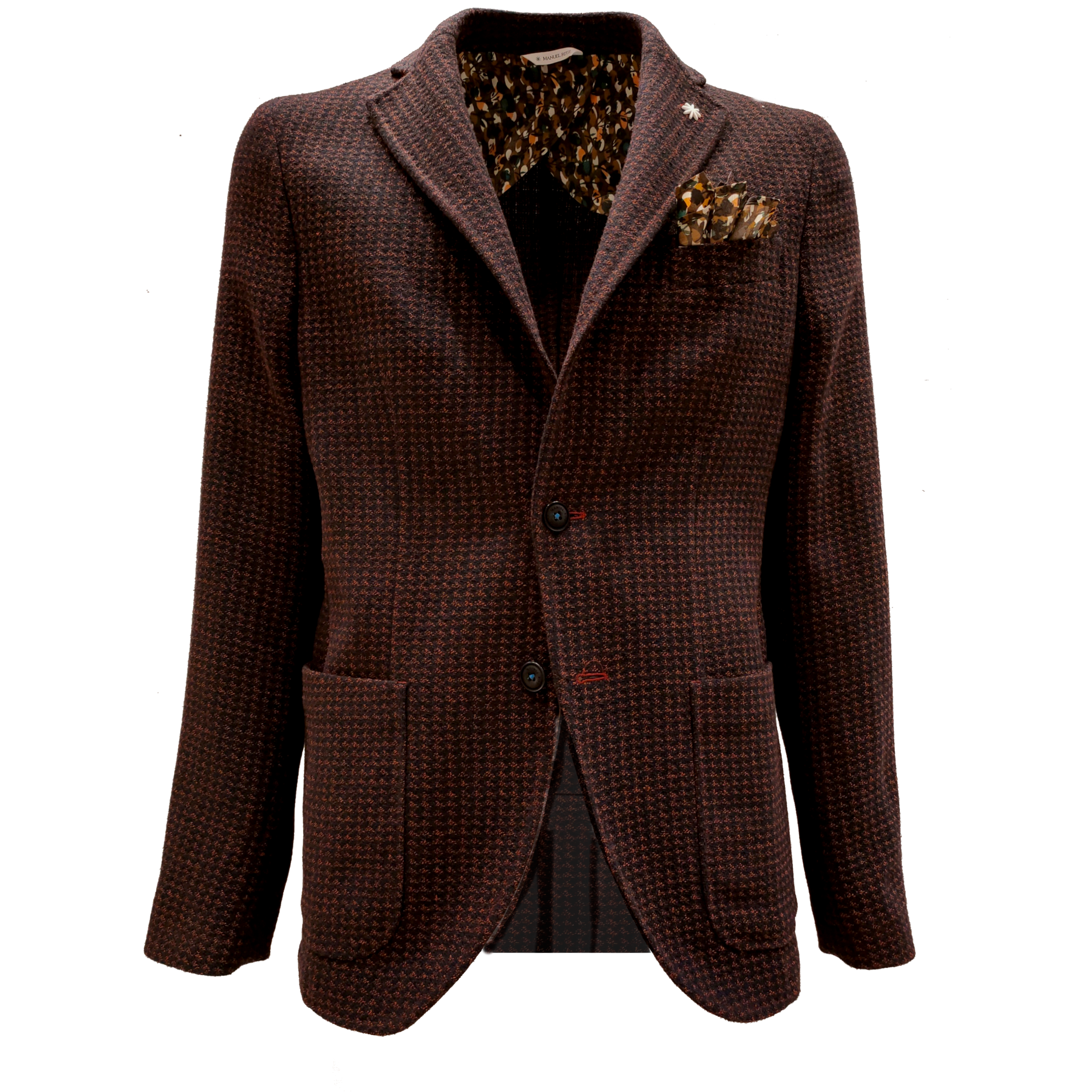 MAN SLIMFIT HOUNDSTOOTH JACKET RED - 3132G2028 213651 28 - Linassi
