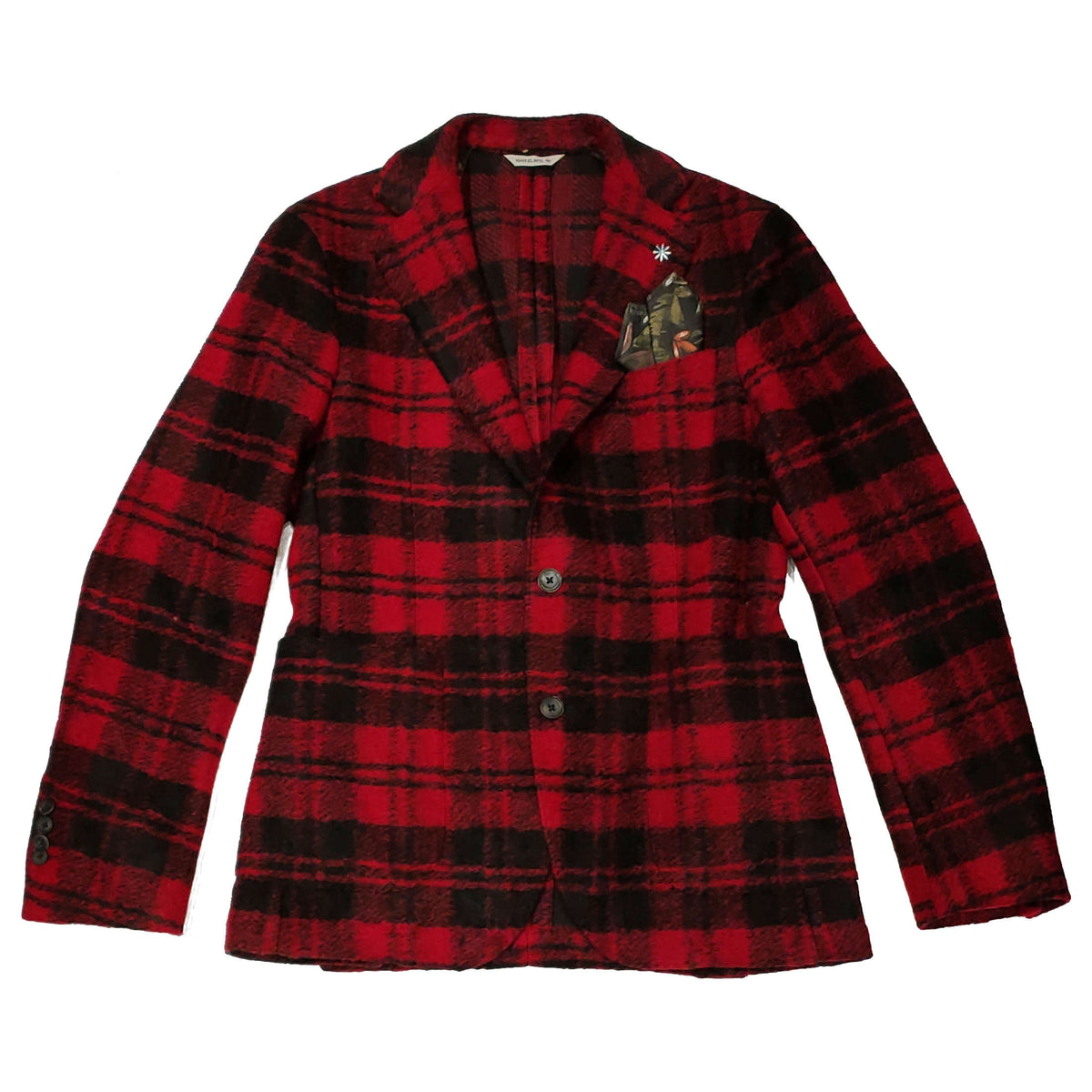 GIACCA UOMO SLIMFIT TARTAN ROSSO - 3132G2728M1 203699 18 - Linassi