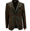 MAN'S BROWN SLIMFIT TARTAN JACKET - 3132G2728M1 203703 28 - Linassi