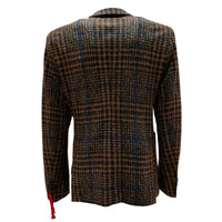 MAN'S BROWN SLIMFIT TARTAN JACKET - 3132G2728M1 203703 28 - Linassi