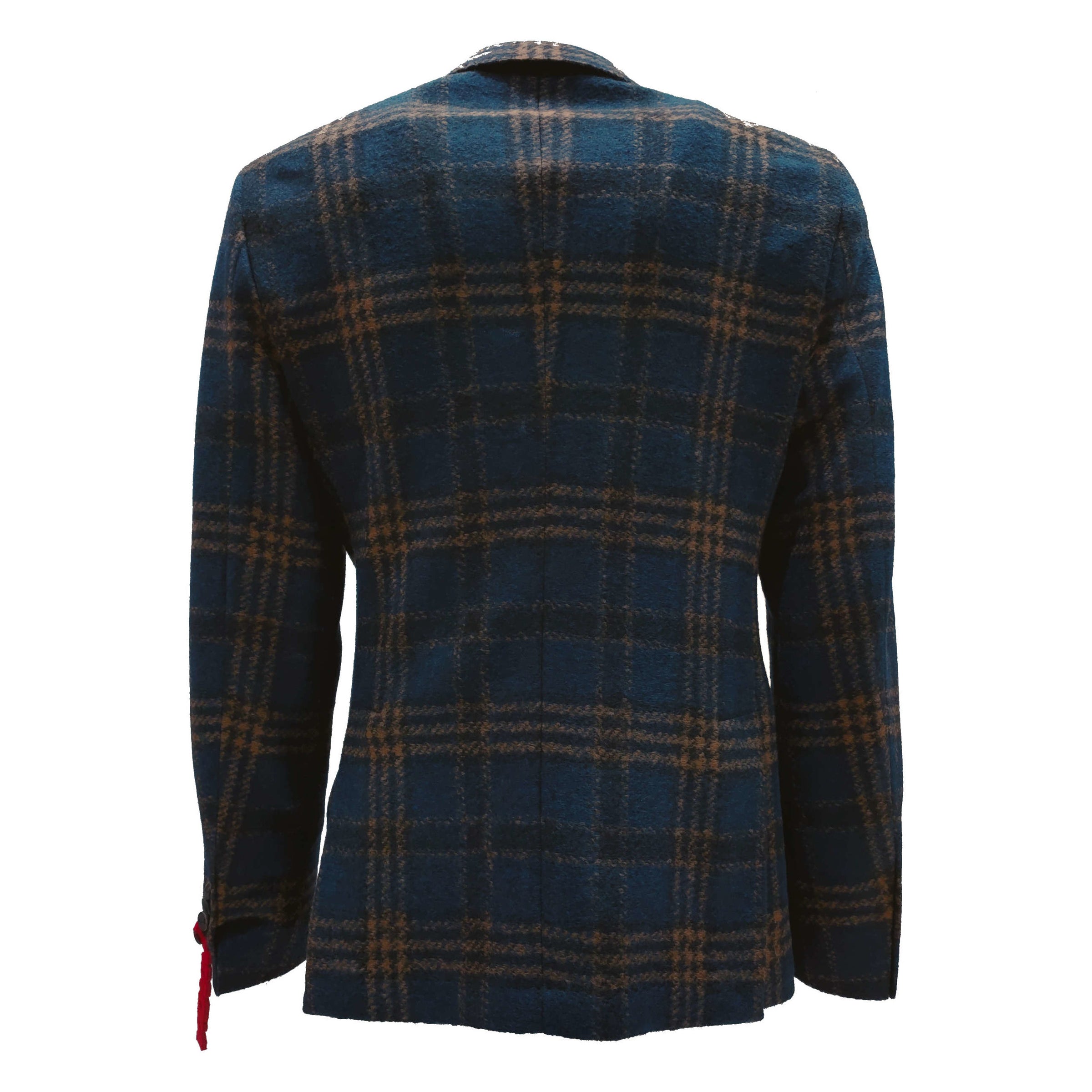 MAN'S SLIMFIT TARTAN JACKET BLUE - 3132G2728M1 203704 88 - Linassi