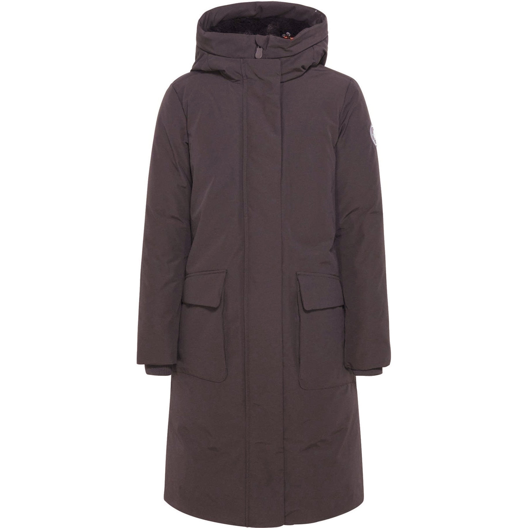 GIACCONE DONNA ARCTIC PLUMTECH TOTAL ANIMAL FREE  BROWN BLACK - P4023W  COPY7 - Linassi
