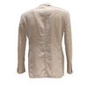 MAN DOUBLE-BREASTED SLIM FIT LINEN JACKET - BEIGE  338AV3 - Linassi