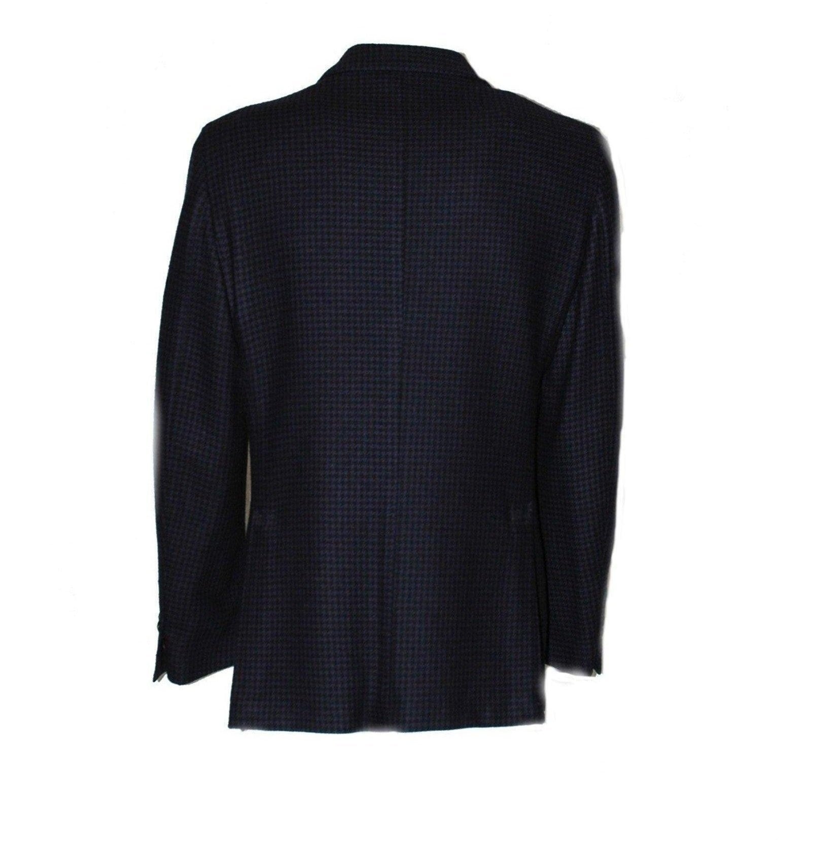 MAN SUPERSOFT JACKET IN PURE NEW WOOL - BLUE 360AV-96 - Linassi