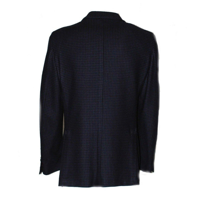 MAN SUPERSOFT JACKET IN PURE NEW WOOL - BLUE 360AV-96 - Linassi