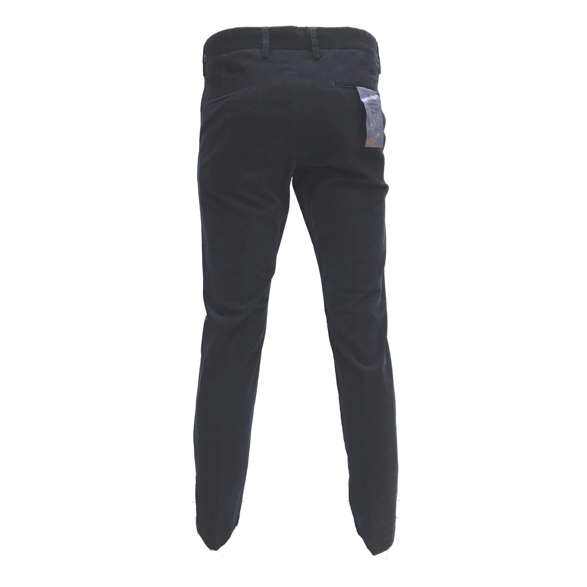 MAN CHINO TROUSERS SLIM FIT VELVET STRETCH BLUE - A171DAN78TP301/T - Linassi