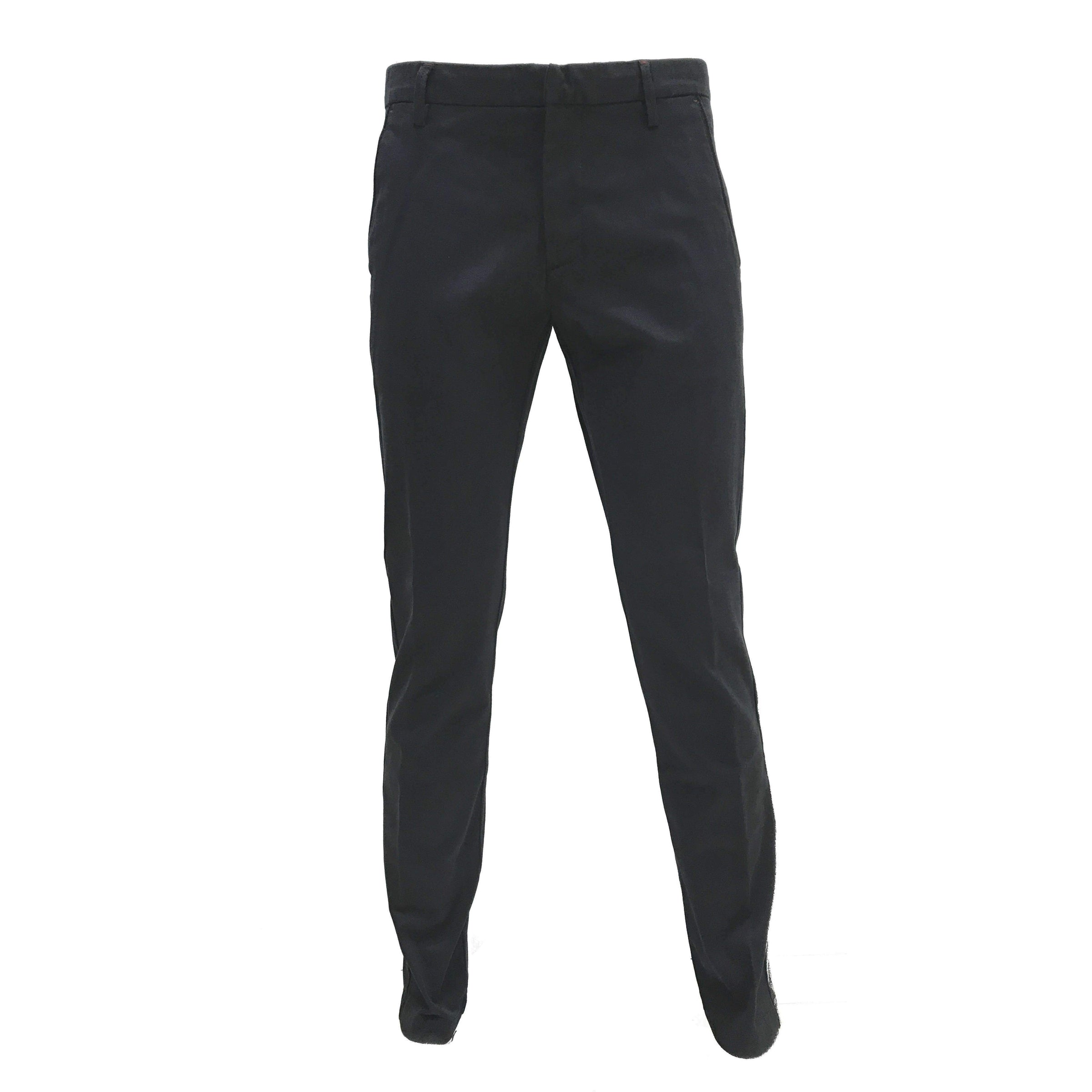 PANTALONE UOMO CHINO SLIM FIT IN COTONE STRETCH  NERO -   A171DAN78TP601/T - Linassi