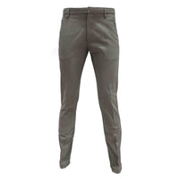 MAN CHINO SLIM FIT STRETCH COTTON TROUSERS GREY - A171DAN78TP601/T - Linassi