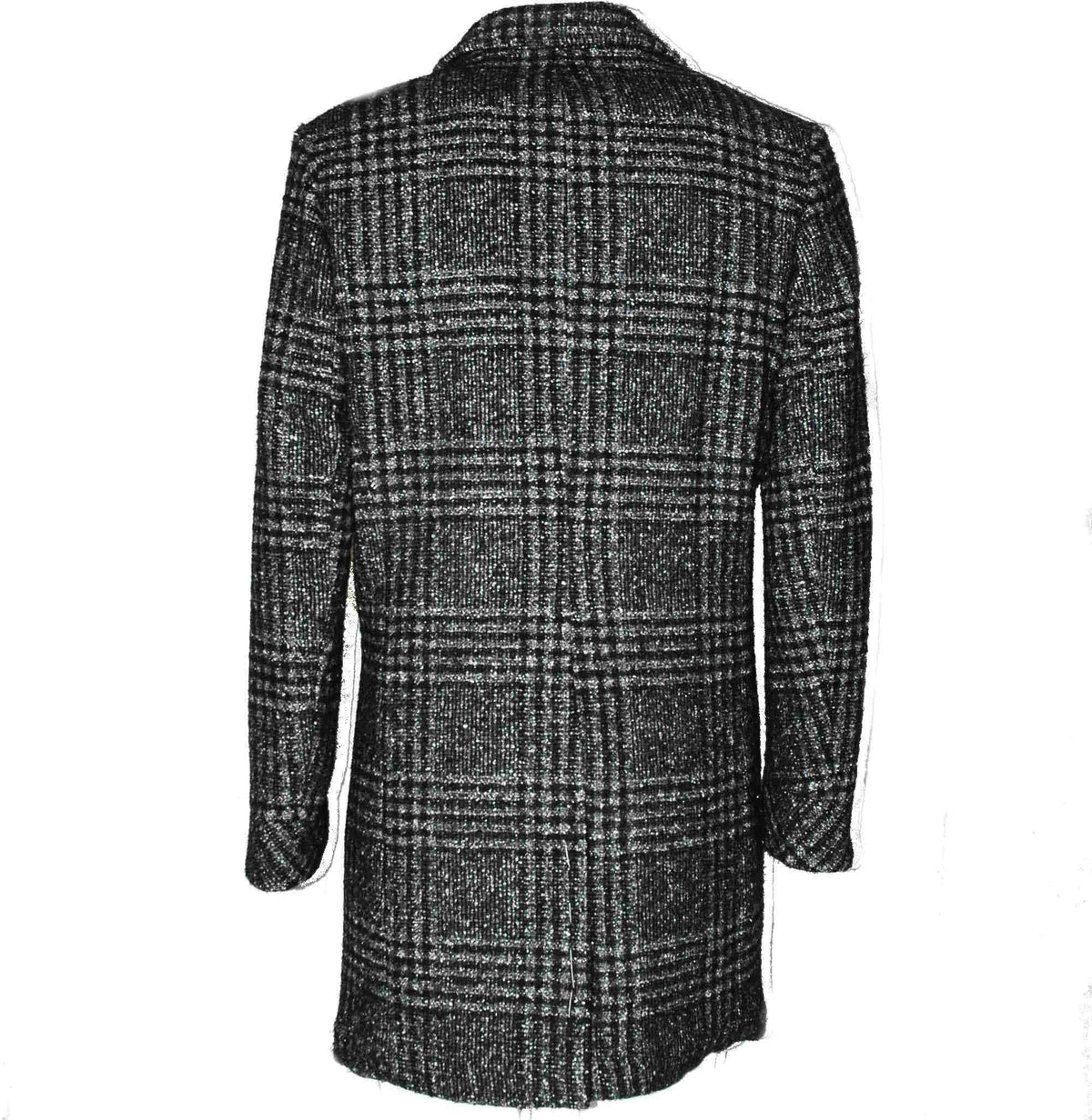 MAN COAT IN VIRGIN WOOL BLEND - GREY - Linassi