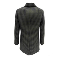 MAN SLIM FIT COAT IN VIRGIN WOOL BLEND MILITARY GREEN - ALFREDO 18WPUALFRPDM - Linassi