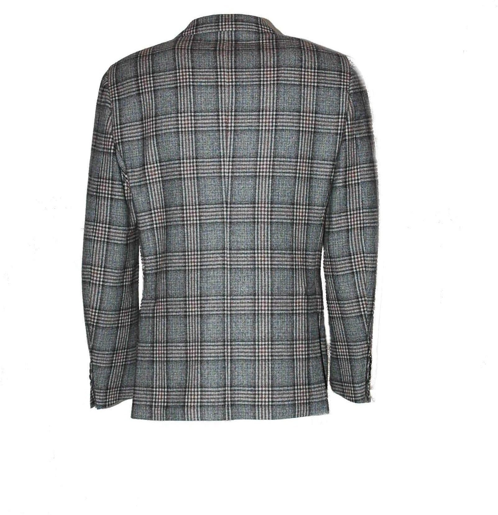 GIACCA UOMO PULL JACKET IN LANA E CASHMERE - GRIGIO MARRONE  22546AE - Linassi