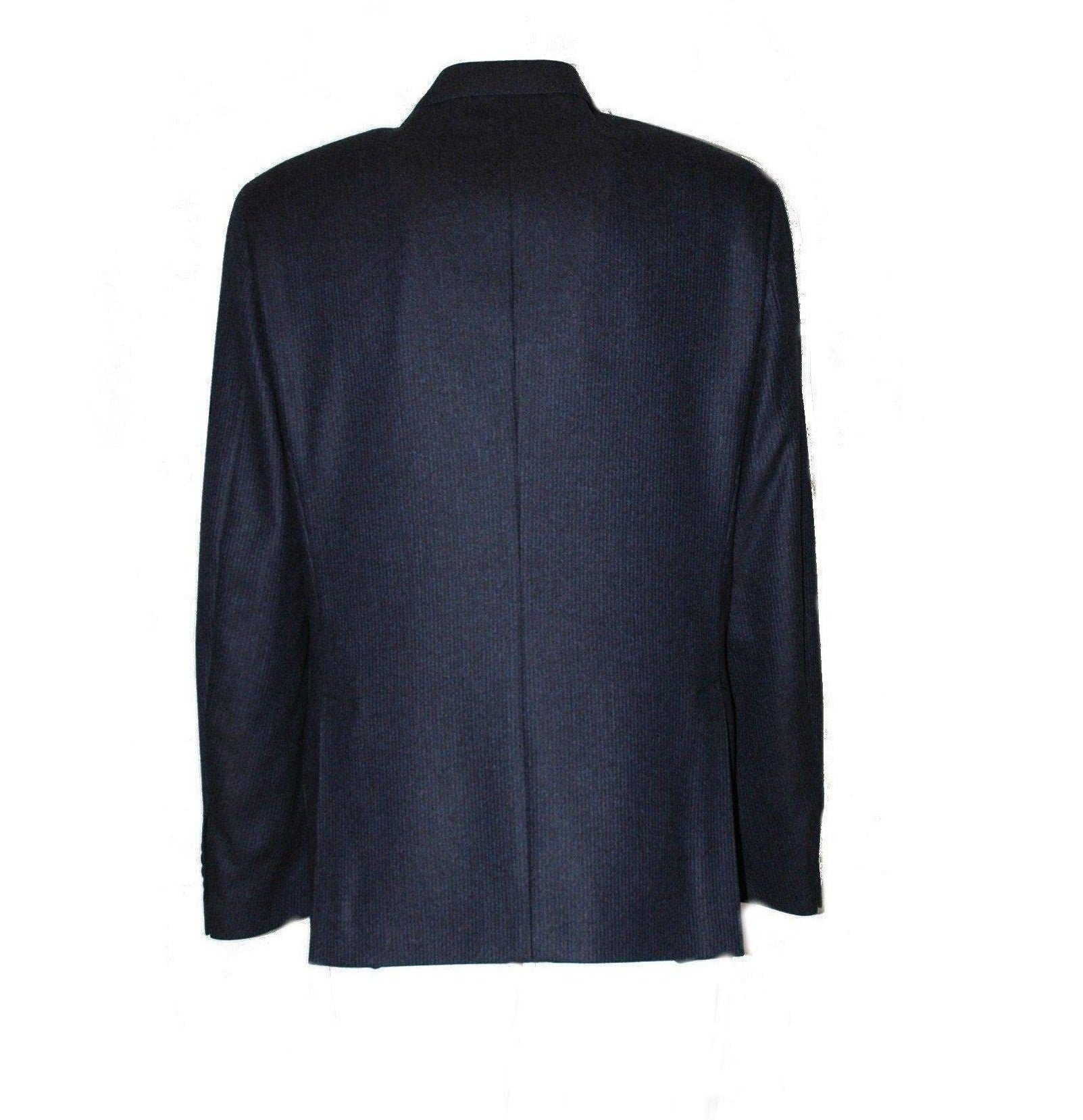 MAN REGULAR FIT WOOL AND CASHMERE JACKET - BLUE AN45001AE - Linassi