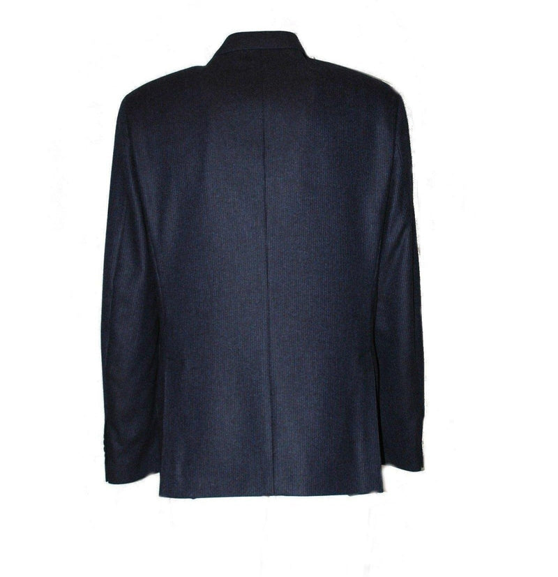 MAN REGULAR FIT WOOL AND CASHMERE JACKET - BLUE AN45001AE - Linassi