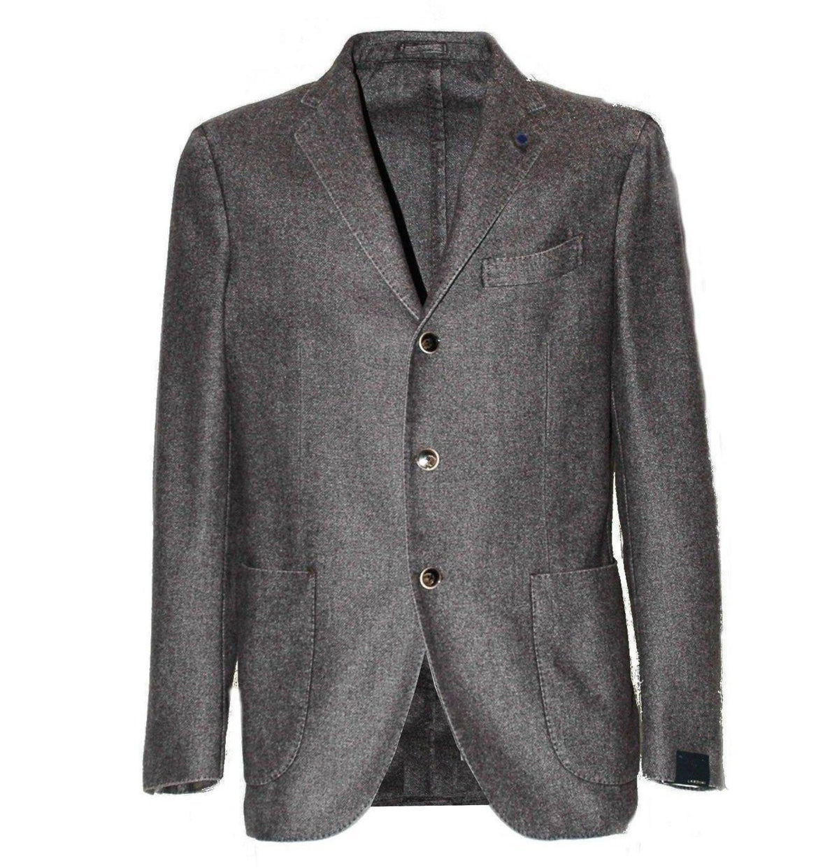 MAN VIRGIN WOOL BLEND PULL JACKET - GREY AP300AV97 - Linassi