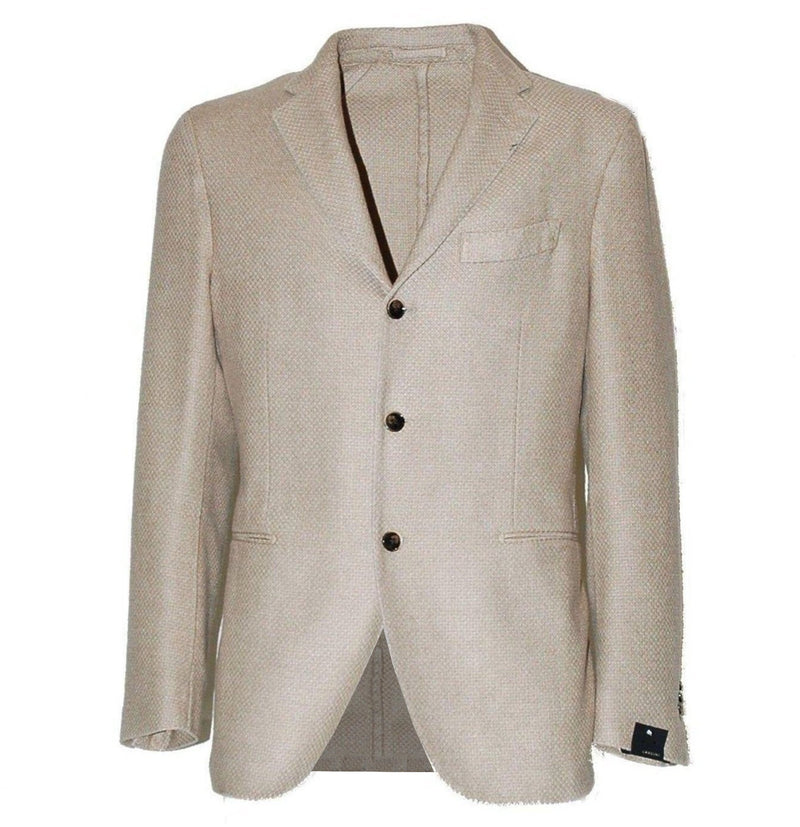 GIACCA UOMO PULL JACKET IN PURA LANA VERGINE - CAMMELLO  321AV-93 - Linassi