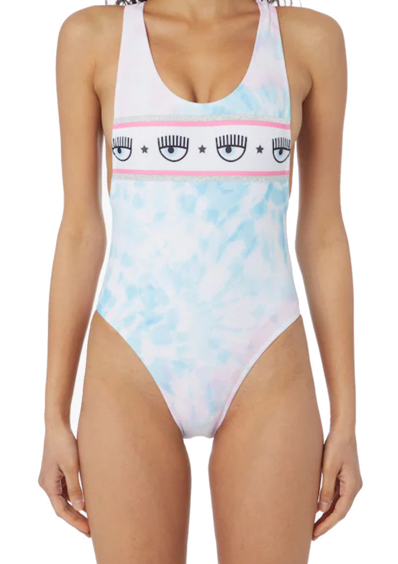 WOMAN OLYMPIC SWIMMING COSTUME LIGHT BLUE - CFA8114 5955 1888 - Linassi
