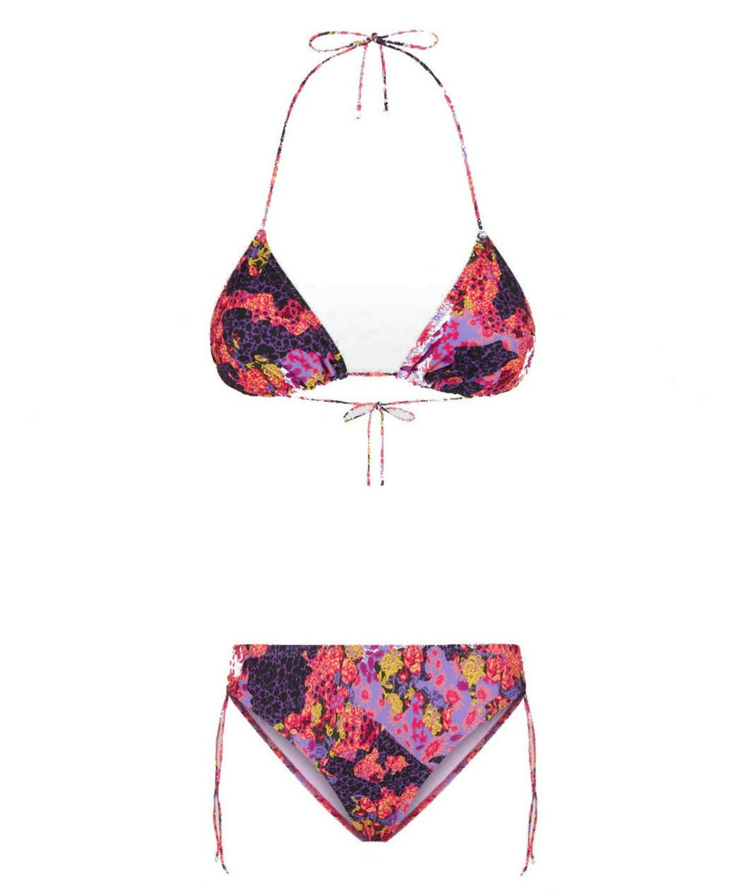 BIKINI DONNA TRIANGOLO E SLIP FISSO FLOURISH - FK23-0530X1 - Linassi