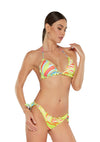 BIKINI DONNA TRIANGOLO E SLIP REGOLABILE  FROU FROU GIALLO - FK23-1579U - Linassi