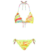 BIKINI DONNA TRIANGOLO E SLIP REGOLABILE  FROU FROU GIALLO - FK23-1579U - Linassi