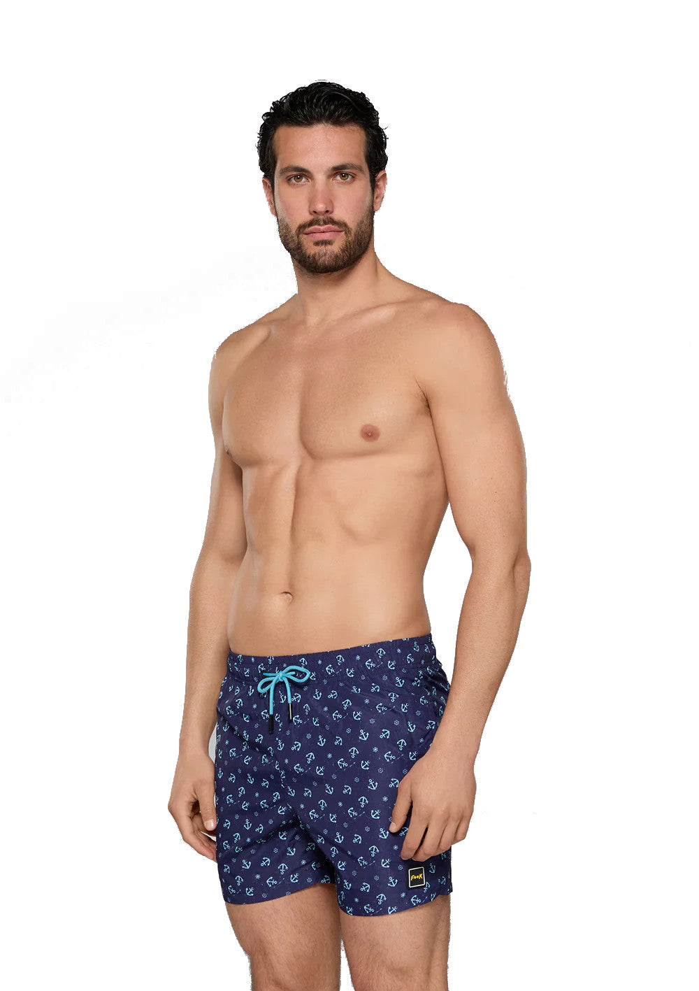 BEACHWEAR UOMO FANTASIA MOOD MARINE BLU - FK23-2045U - Linassi