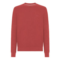 MEN'S PURE COTTON CREW-NECK SWEATER - RASPBERRY K18107 92 - Linassi