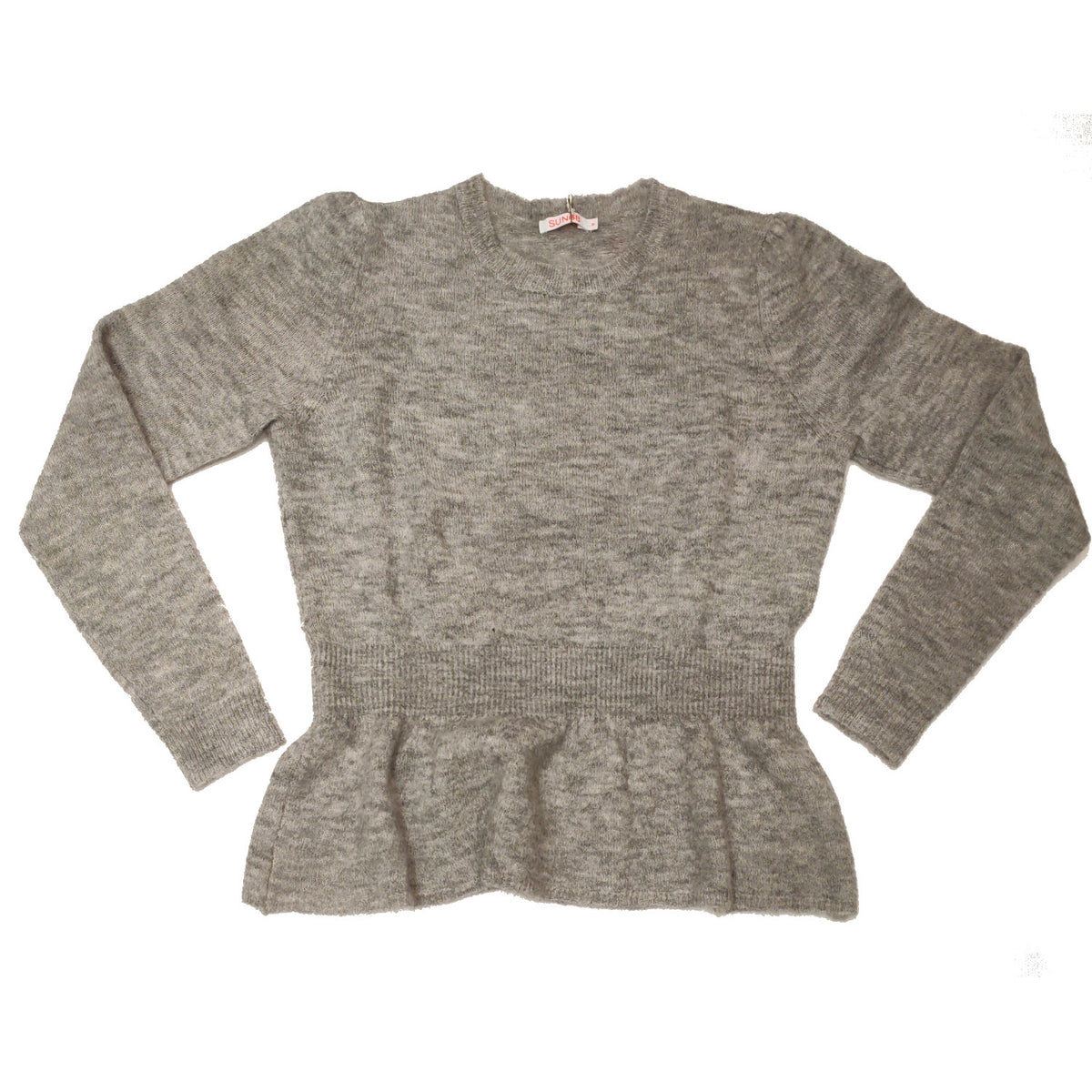 WOMAN'S TURTLENECK SWEATER MIXED MOHAIR GREY - K28209 06 - - Linassi