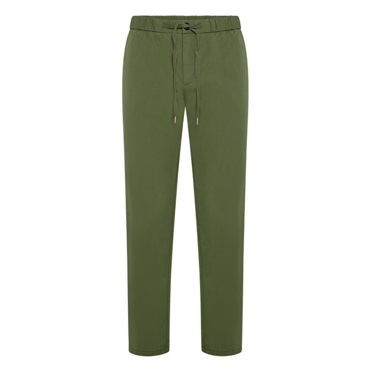 MEN'S MILITARY STRETCH COTTON DRAWSTRING TROUSERS - P32106 19 - Linassi