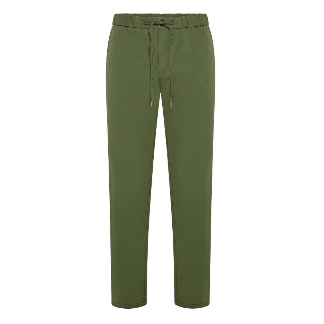 MEN'S MILITARY STRETCH COTTON DRAWSTRING TROUSERS - P32106 19 - Linassi