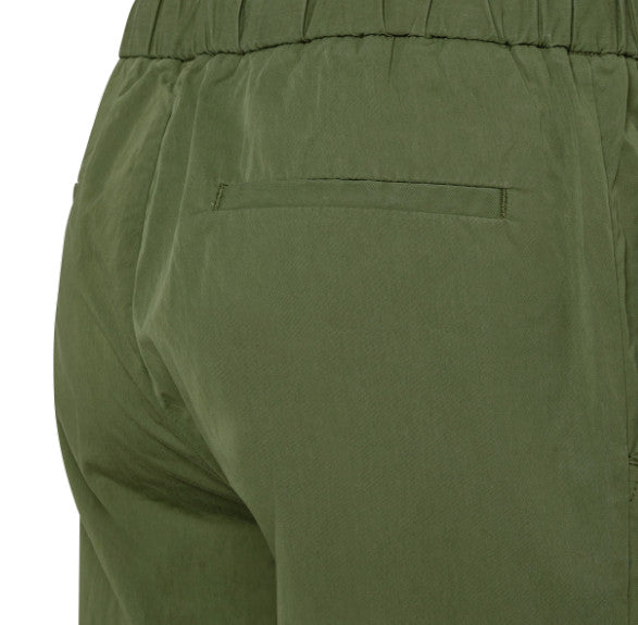 MEN'S MILITARY STRETCH COTTON DRAWSTRING TROUSERS - P32106 19 - Linassi