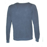 MAN ROUND NECK PURE COTTON JERSEY - DARK NAVY ROUND NECK RICHE VIN - Linassi