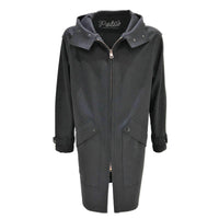 MAN OVERCOAT PARKA IN VIRGIN WOOL BLEND BLACK - RUGGERO 18WPURUGTFEL - Linassi