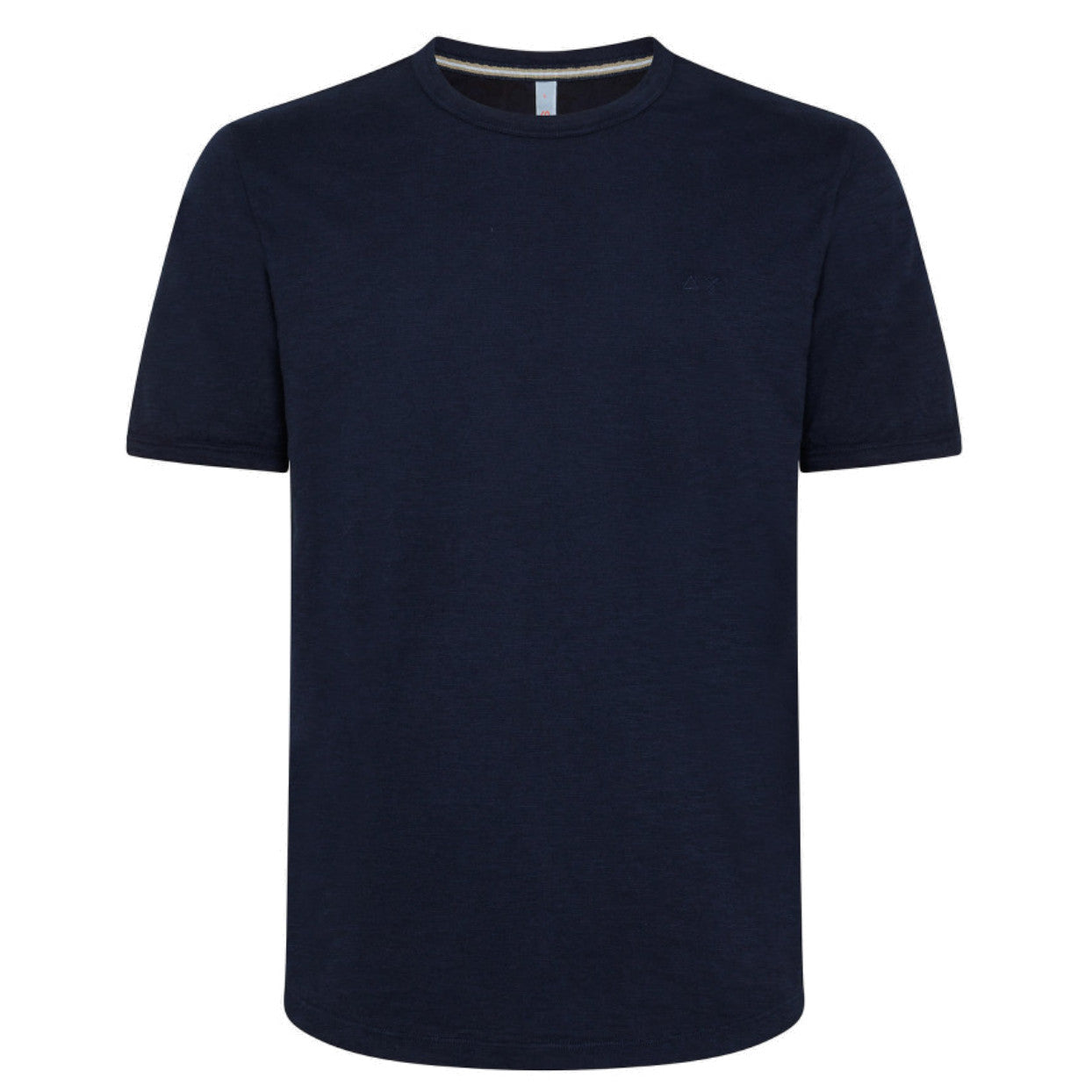 T-SHIRT UOMO COTONE FIAMMATO COLD DYE NABY BLUE - T32112 07 - Linassi