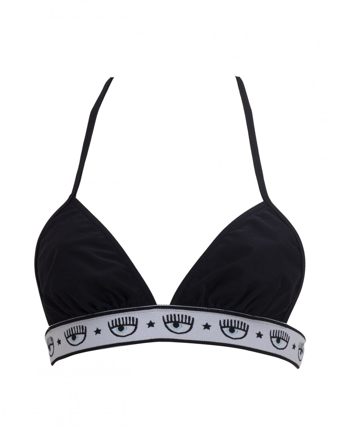 WOMEN'S TRIANGLE BIKINI TOP BLACK - CFA5704 5211 A0555 - Linassi