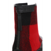 WOMAN SHOES BLACK RED BUFFALO - WS WOOL CHECK CITY WFW192032 - Linassi