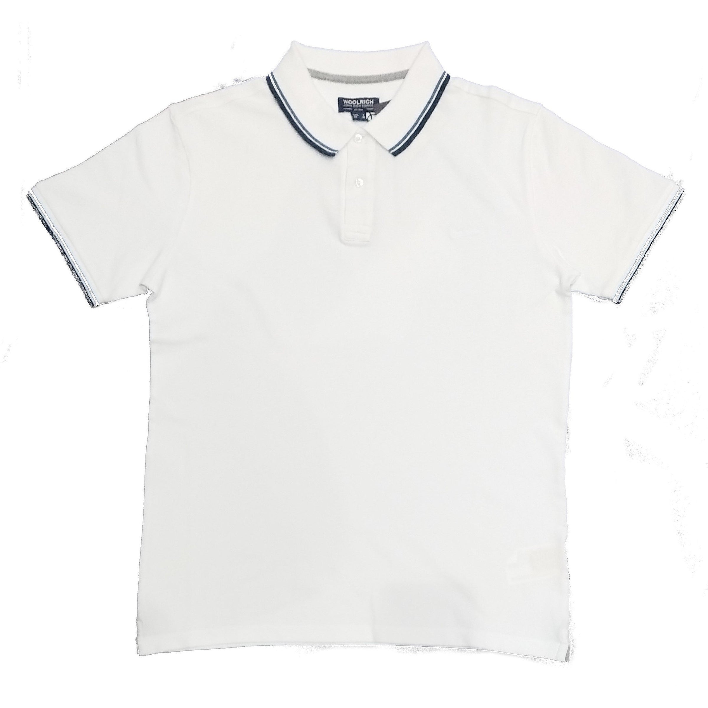 POLO MAN SLIM FIT STRETCH COTTON BRIGHT WHITE - MONTEREY POLO MAN WOPOL0522 - Linassi