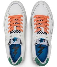 MEN'S TRAINERS WHITE SAGE GREEN - SKATE Z32125 00184 - Linassi