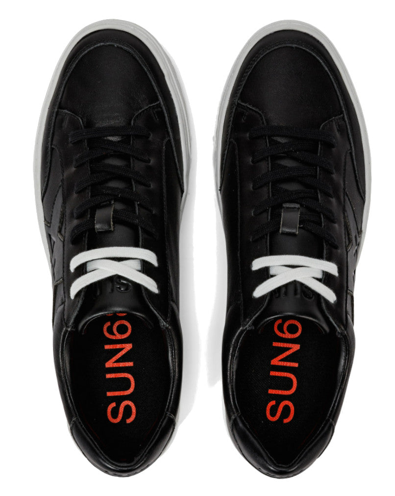 SCARPE UOMO SNEAKERS IN PELLE NERO - SKATE Z42125 11 - Linassi