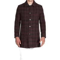 CAPPOTTO UOMO SLIM FIT IN MISTO LANA VERGINE  MARRONE - ALFREDO  18WPUALFSVHS - Linassi