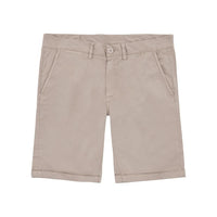 MAN STRETCH COTTON BERMUDA BEIGE - FOLD SOLID B19101 - Linassi